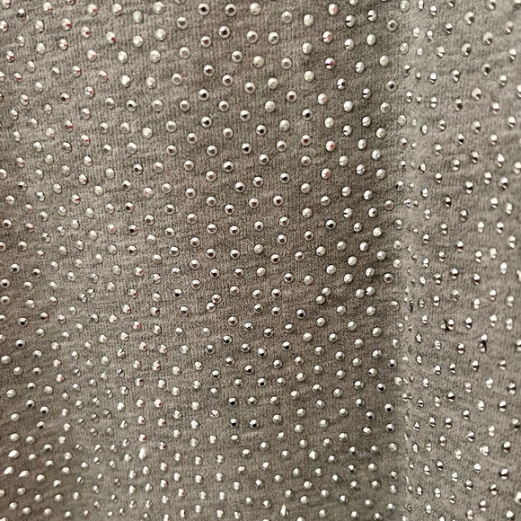 SOLD Queen Of Sparkles Silver Rhinestone Embellished Sleeveless Mini Dress - Picture 4 of 5